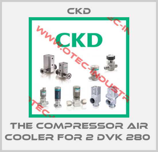 THE COMPRESSOR AIR COOLER FOR 2 DVK 280 -big