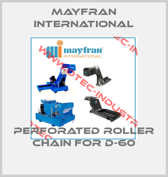 perforated roller chain for D-60-big