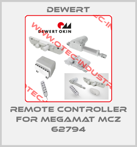 remote controller for Megamat MCZ 62794-big