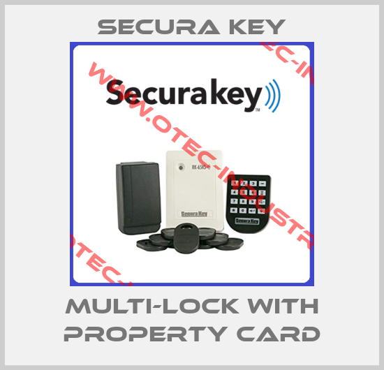 Multi-lock with property card-big