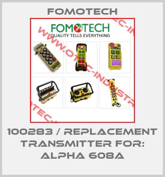 100283 / Replacement transmitter for: ALPHA 608A-big
