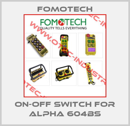 On-off switch for ALPHA 604BS-big