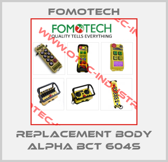 Replacement body Alpha BCT 604S-big