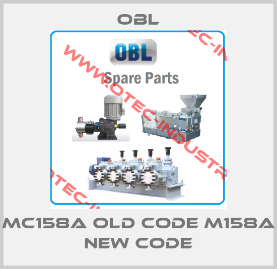 MC158A old code M158A new code-big