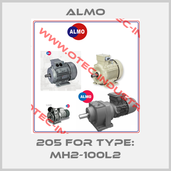 205 for Type: MH2-100L2-big