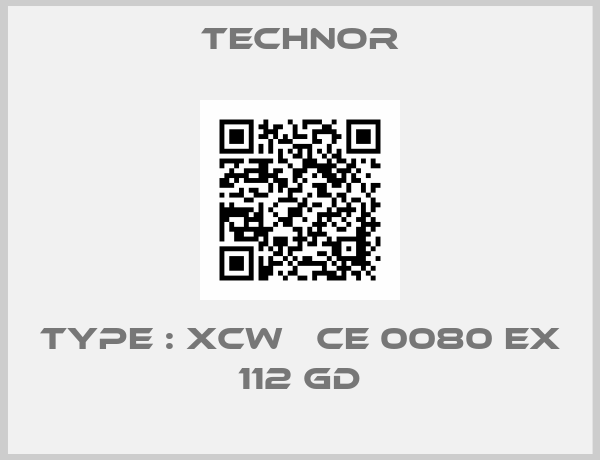 TYPE : XCW   CE 0080 EX 112 GD-big