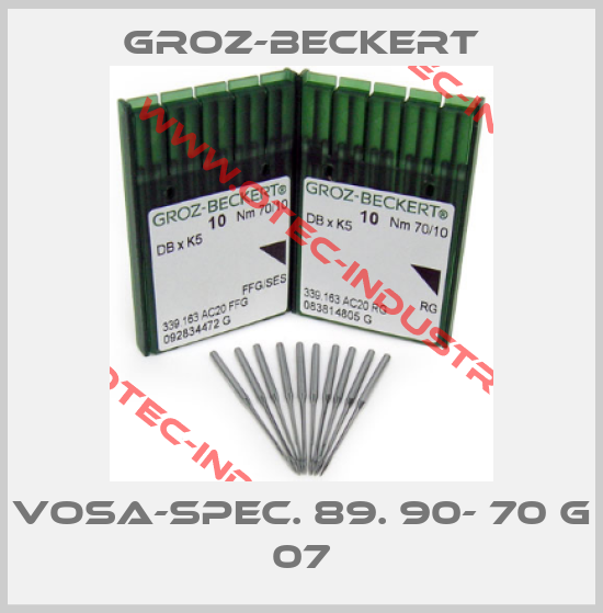 VOSA-SPEC. 89. 90- 70 G 07-big
