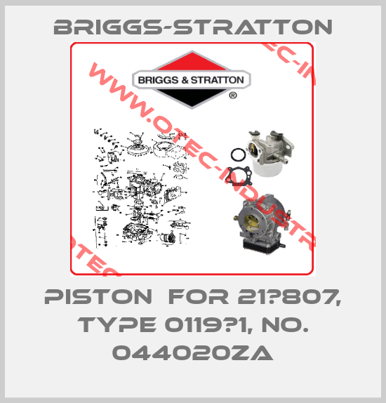 piston  for 21А807, type 0119Е1, no. 044020ZA-big