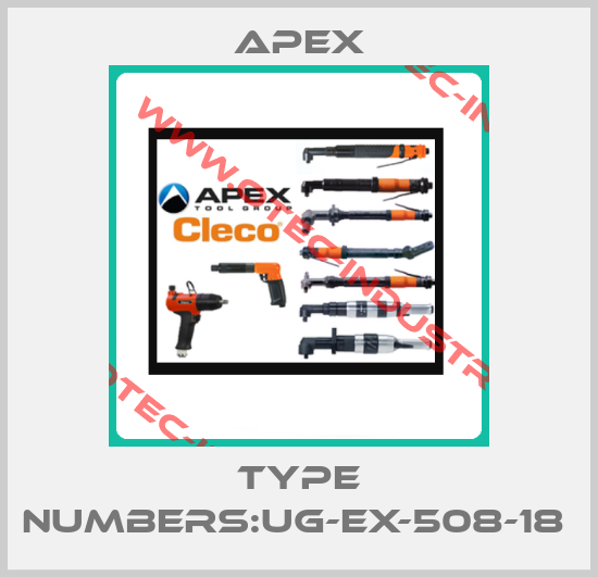 TYPE NUMBERS:UG-EX-508-18 -big