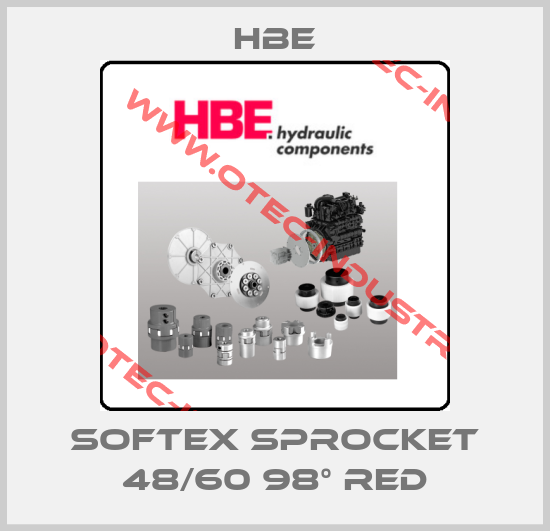Softex sprocket 48/60 98° RED-big