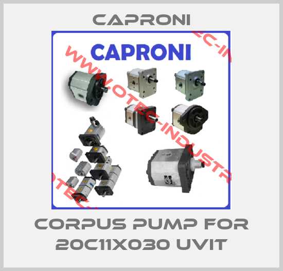 corpus pump for 20C11X030 UVIT-big