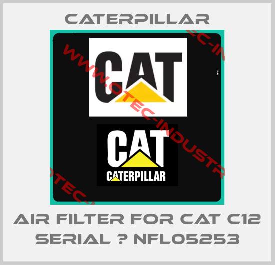 air filter for Cat C12 Serial № NFL05253-big