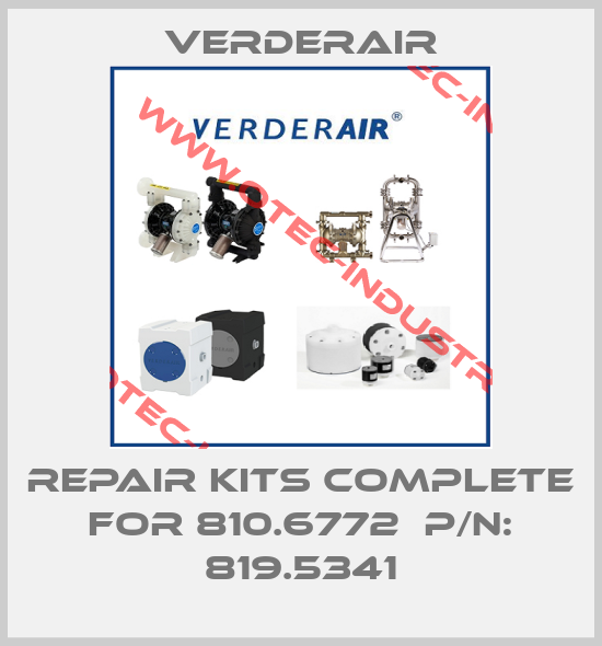 Repair kits complete for 810.6772  P/N: 819.5341-big