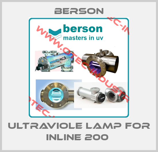 ULTRAVIOLE LAMP FOR INLINE 200 -big