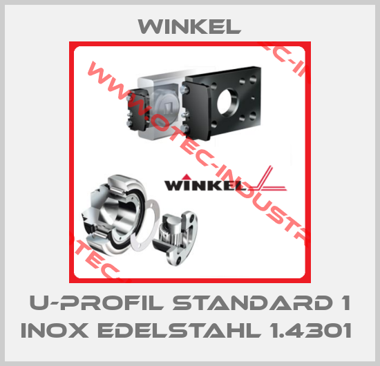 U-PROFIL STANDARD 1 INOX EDELSTAHL 1.4301 -big