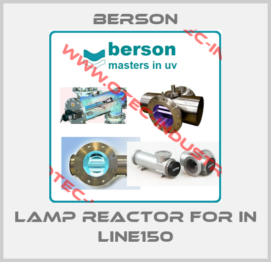 Lamp reactor for In Line150-big