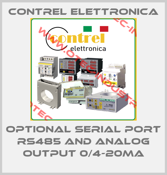 optional serial port RS485 and analog output 0/4-20mA-big