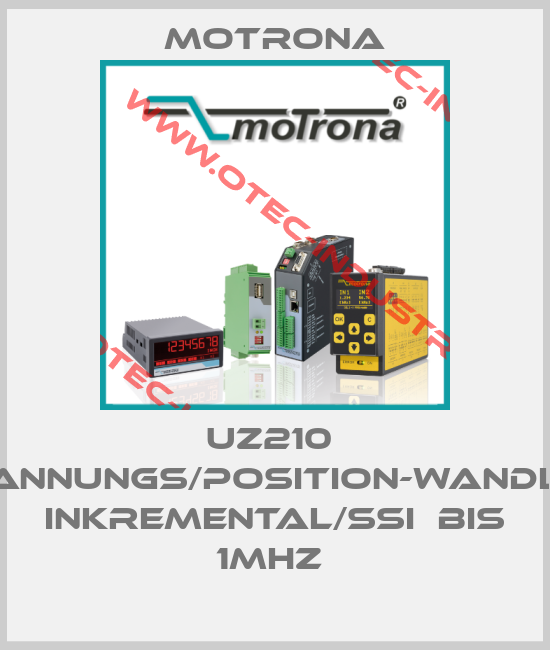 UZ210  Spannungs/Position-Wandler Inkremental/SSI  bis 1MHz -big