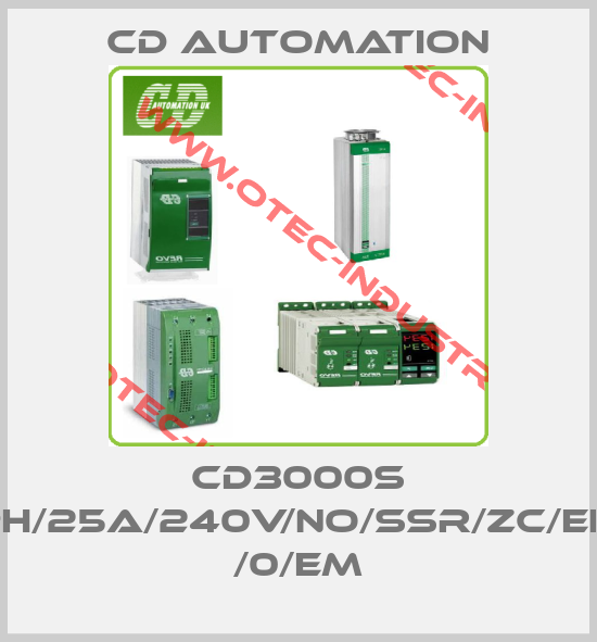 CD3000S 1PH/25A/240V/NO/SSR/ZC/EF/- /0/EM-big