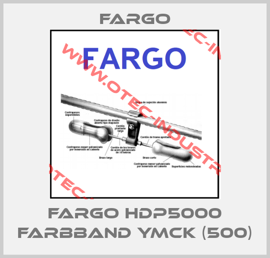 Fargo HDP5000 Farbband YMCK (500)-big