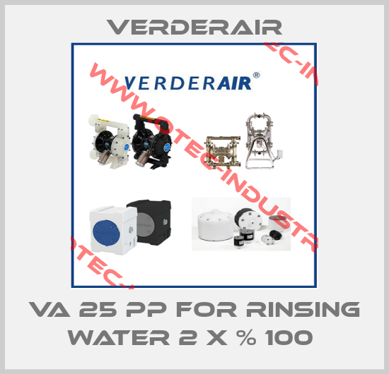 VA 25 PP FOR RINSING WATER 2 X % 100 -big