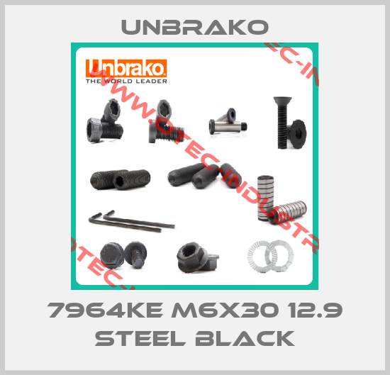 7964KE M6x30 12.9 steel black-big