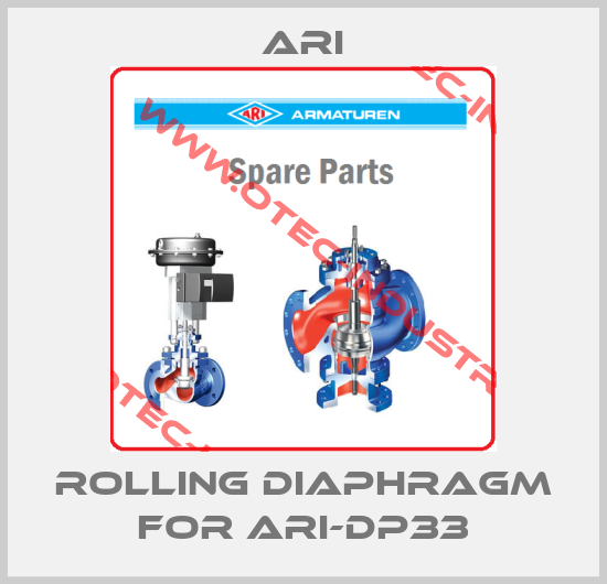Rolling diaphragm for ARI-DP33-big