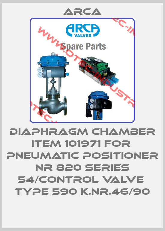 DIAPHRAGM CHAMBER ITEM 101971 FOR  PNEUMATIC POSITIONER NR 820 SERIES 54/CONTROL VALVE  TYPE 590 K.NR.46/90-big