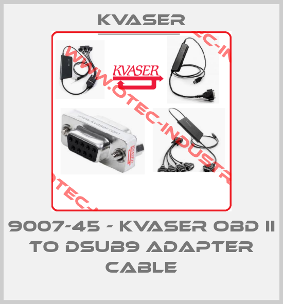 9007-45 - Kvaser OBD II to Dsub9 Adapter Cable-big