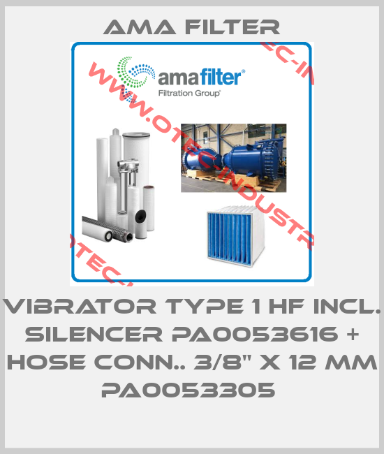 VIBRATOR TYPE 1 HF INCL. SILENCER PA0053616 + HOSE CONN.. 3/8" X 12 MM PA0053305 -big
