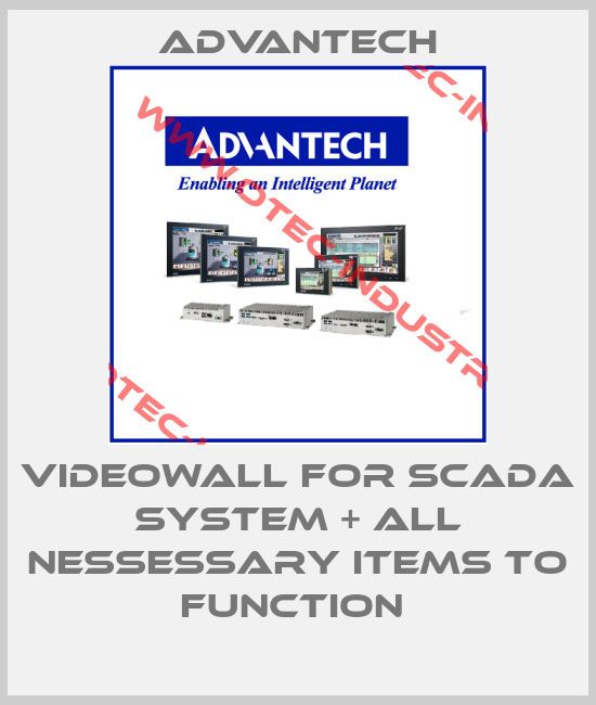 VIDEOWALL FOR SCADA SYSTEM + ALL NESSESSARY ITEMS TO FUNCTION -big