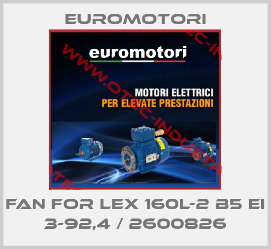 fan for LEX 160L-2 B5 EI 3-92,4 / 2600826-big