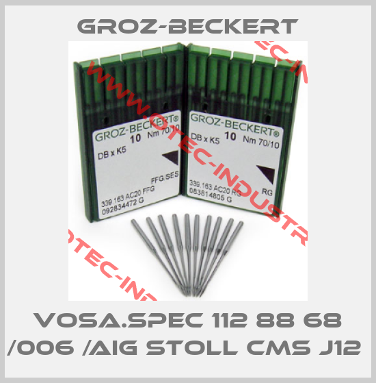 VOSA.SPEC 112 88 68 /006 /AIG STOLL CMS J12 -big