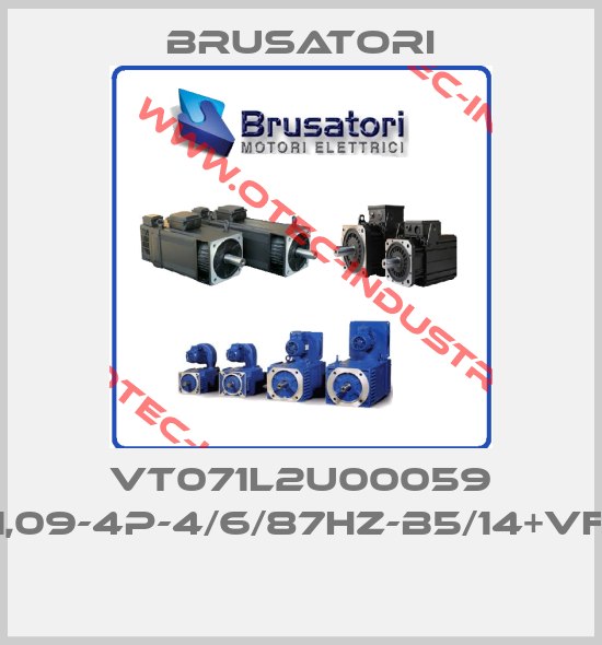 VT071L2U00059 B-VT71L-1,09-4P-4/6/87HZ-B5/14+VF601024L -big