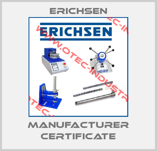 Manufacturer certificate-big