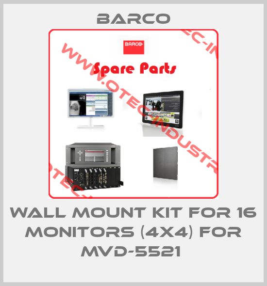 WALL MOUNT KIT FOR 16 MONITORS (4X4) FOR MVD-5521 -big