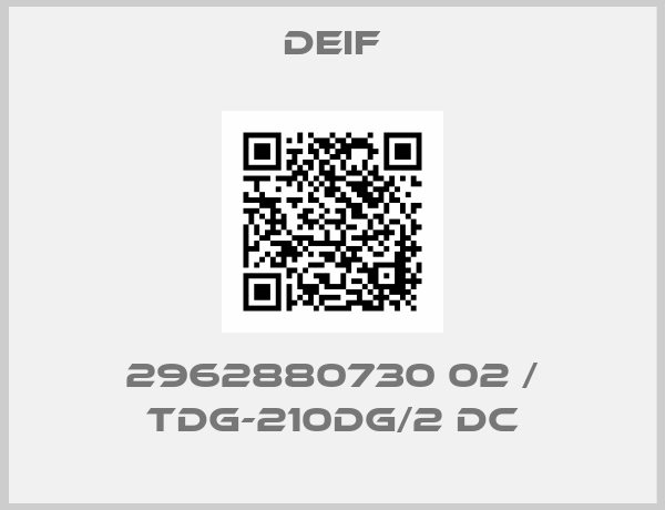 2962880730 02 / TDG-210DG/2 DC-big