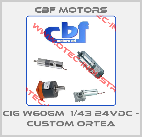 CIG W60GM  1/43 24VDC - CUSTOM ORTEA-big