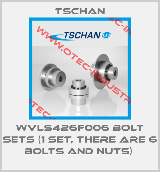 WVLS426F006 BOLT SETS (1 SET, THERE ARE 6 BOLTS AND NUTS) -big