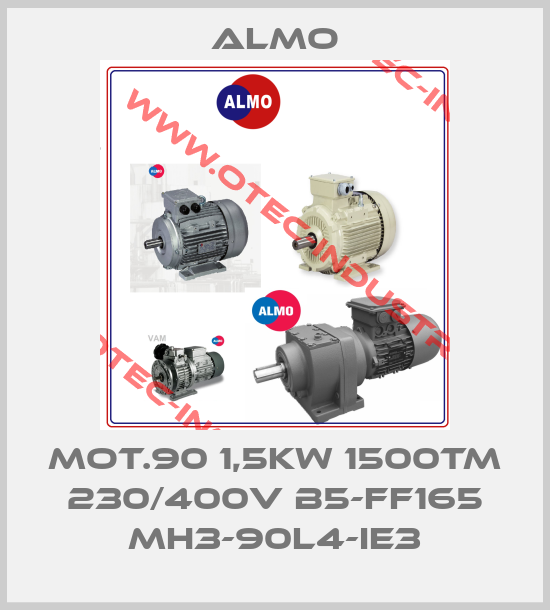 MOT.90 1,5KW 1500TM 230/400V B5-FF165 MH3-90L4-IE3-big