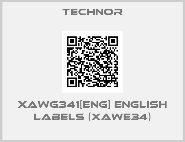 XAWG341[ENG] English labels (XAWE34)-big