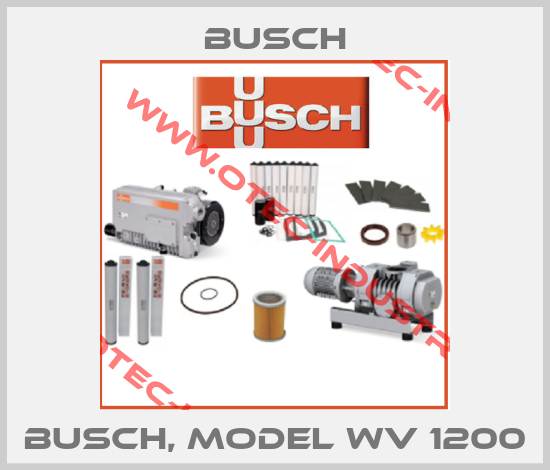 BUSCH, Model WV 1200-big