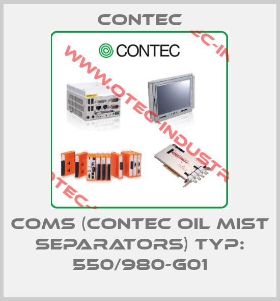 COMS (Contec Oil Mist Separators) Typ: 550/980-G01-big