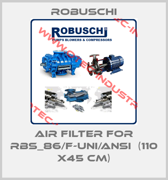 air filter for RBS_86/F-UNI/ANSI  (110 x45 cm)-big