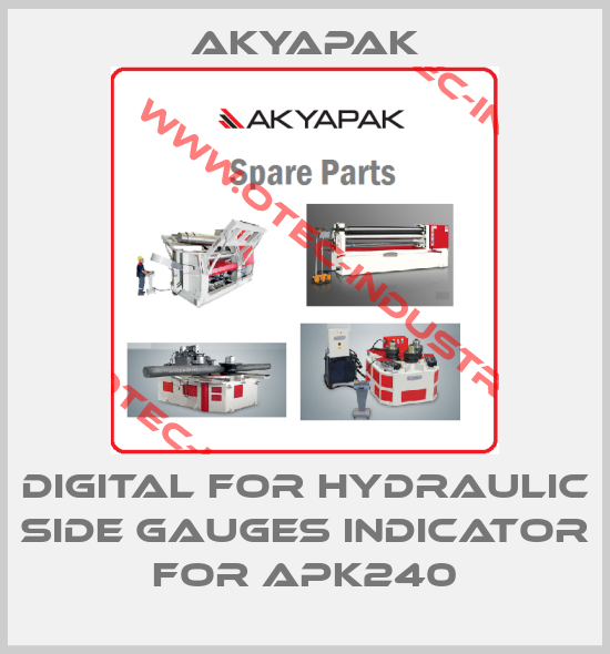 Digital for hydraulic side gauges indicator For APK240-big