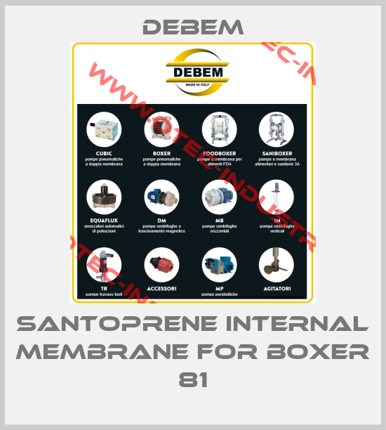 SANTOPRENE INTERNAL MEMBRANE FOR BOXER 81-big