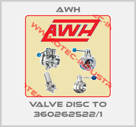 Valve disc to 360262522/1-big