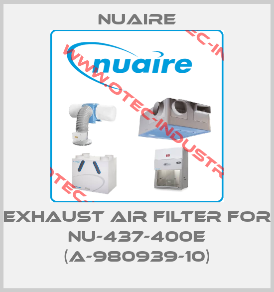 Exhaust air filter for NU-437-400E (A-980939-10)-big