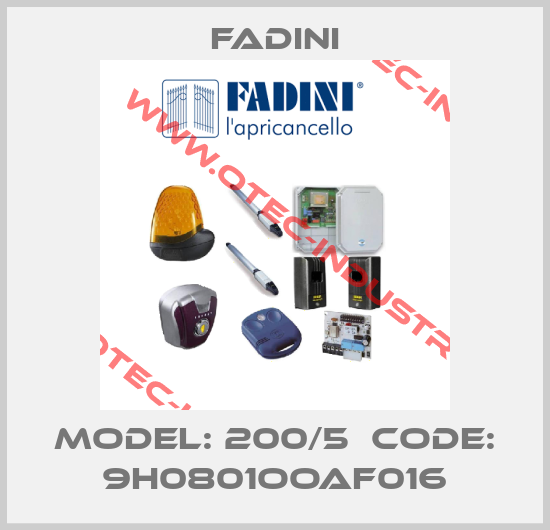 Model: 200/5  Code: 9H0801OOAF016-big