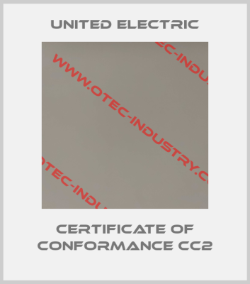Certificate of Conformance CC2-big